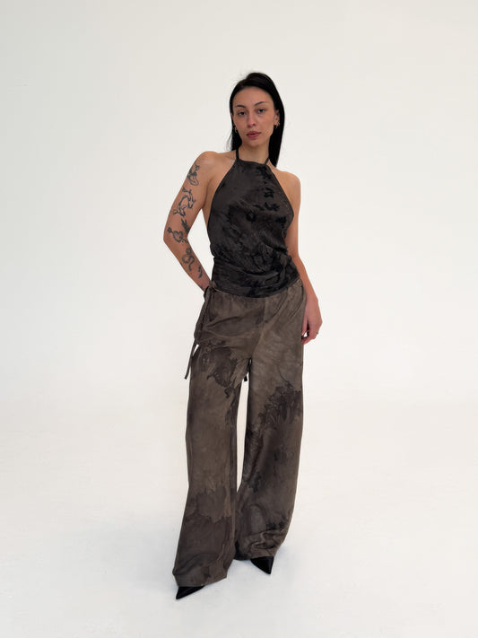 TEDDY halter top - string tie