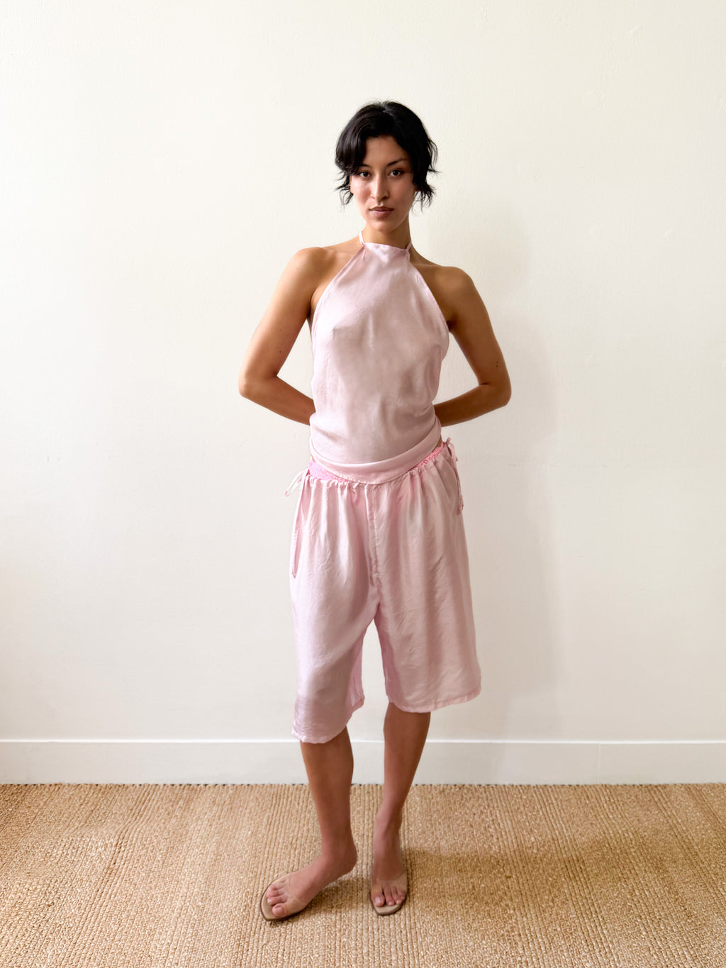 TEDDY TOP SILK PINK