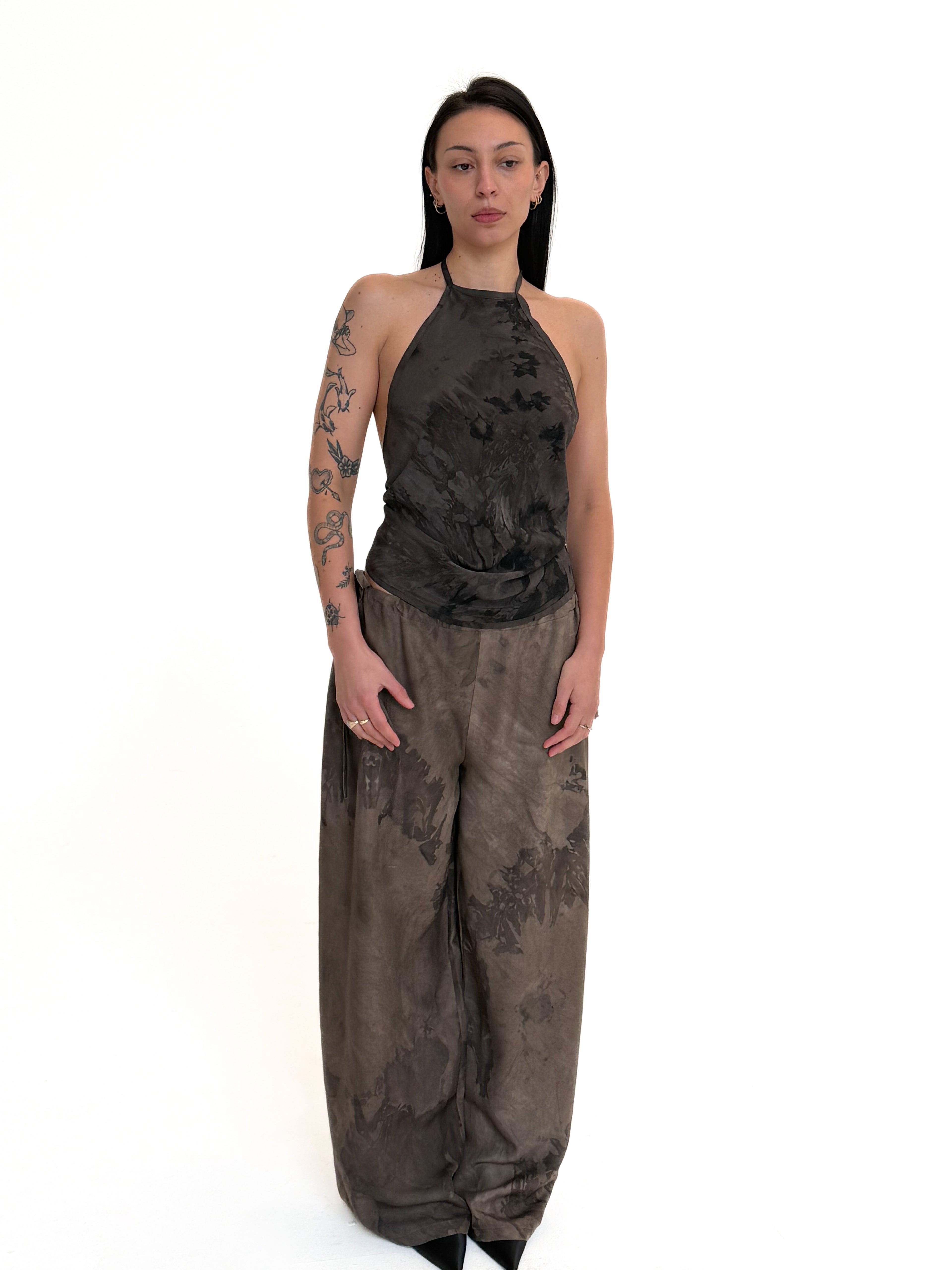 TEDDY halter top string tie