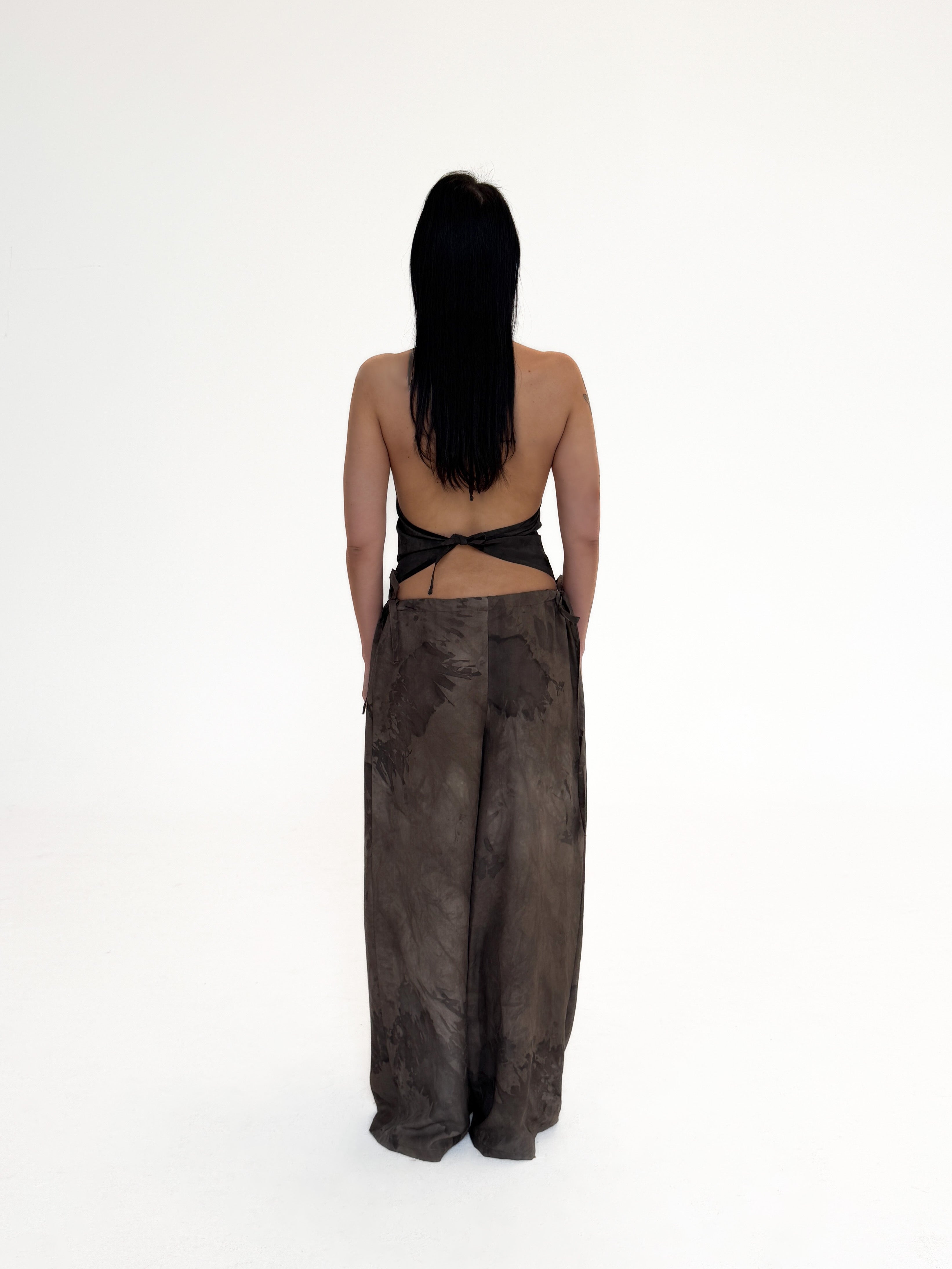 TEDDY halter top string tie