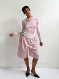 LOLA TOP PINK NATURAL DYE