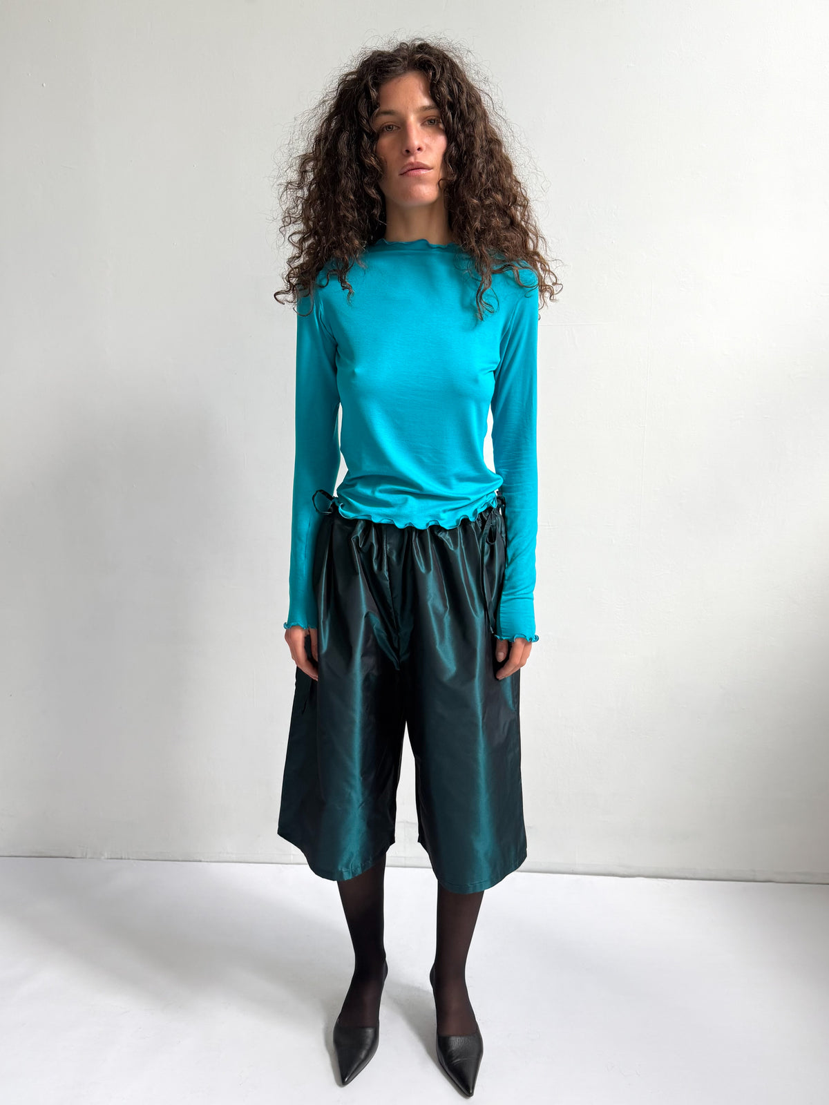 LOLA TOP AQUA - PRE ORDER