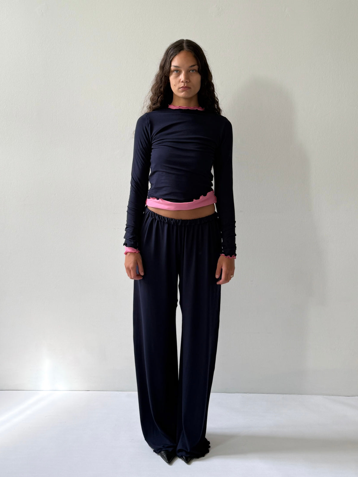 LOLA PANTS BAMBOO NAVY