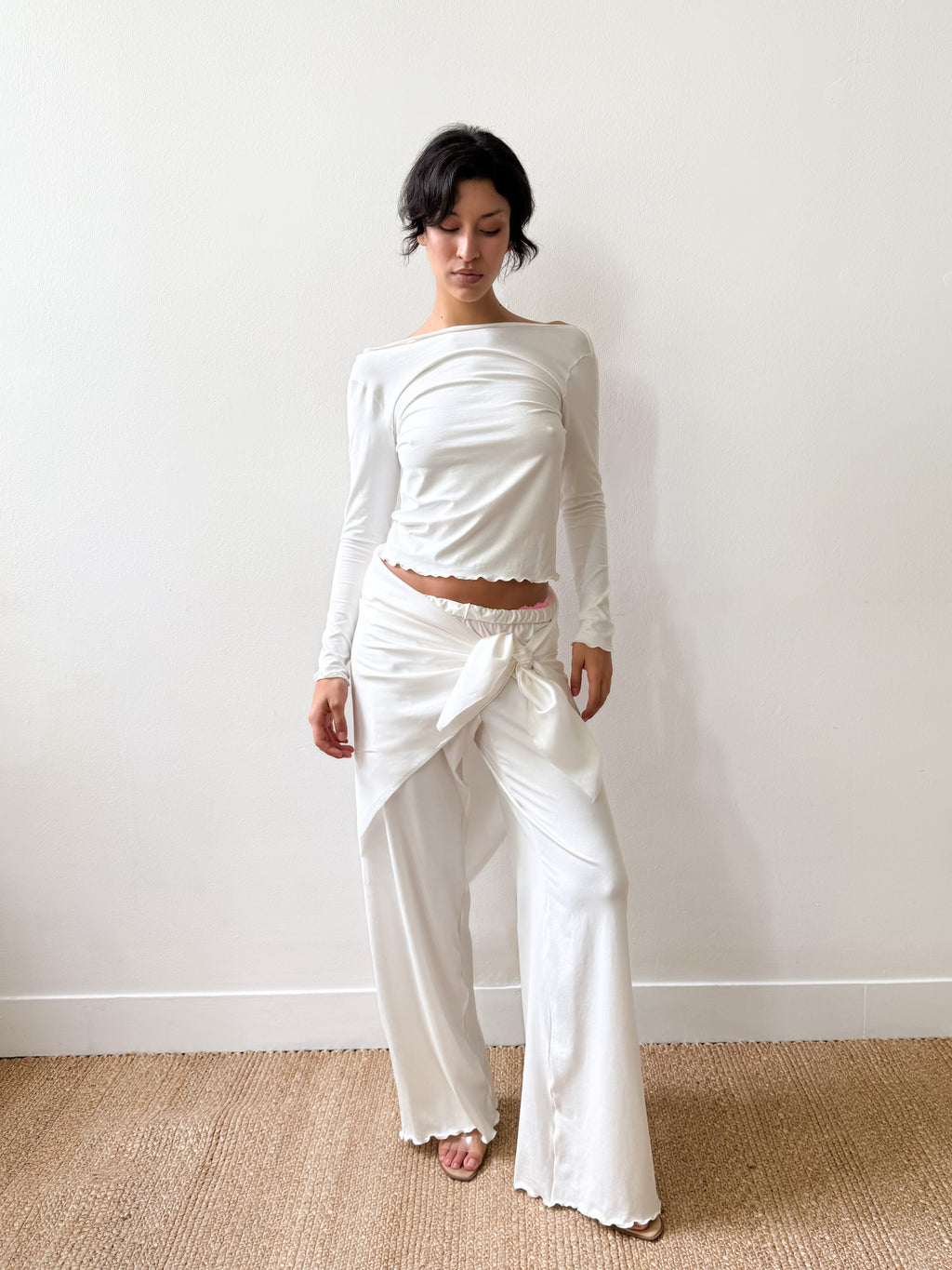 ALMA TOP BAMBOO WHITE