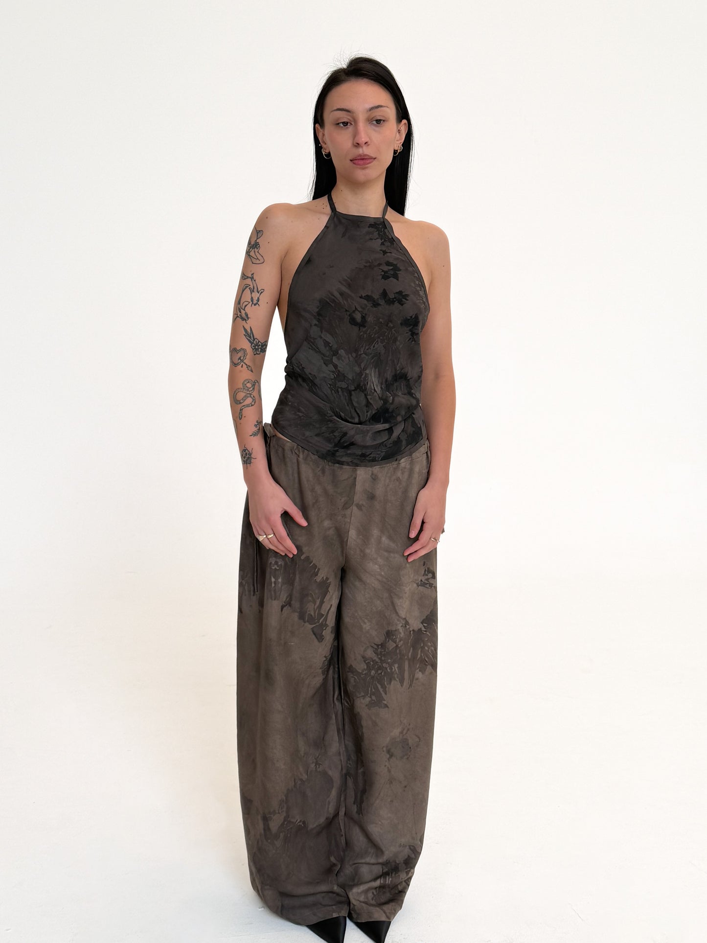 TEDDY halter top - string tie