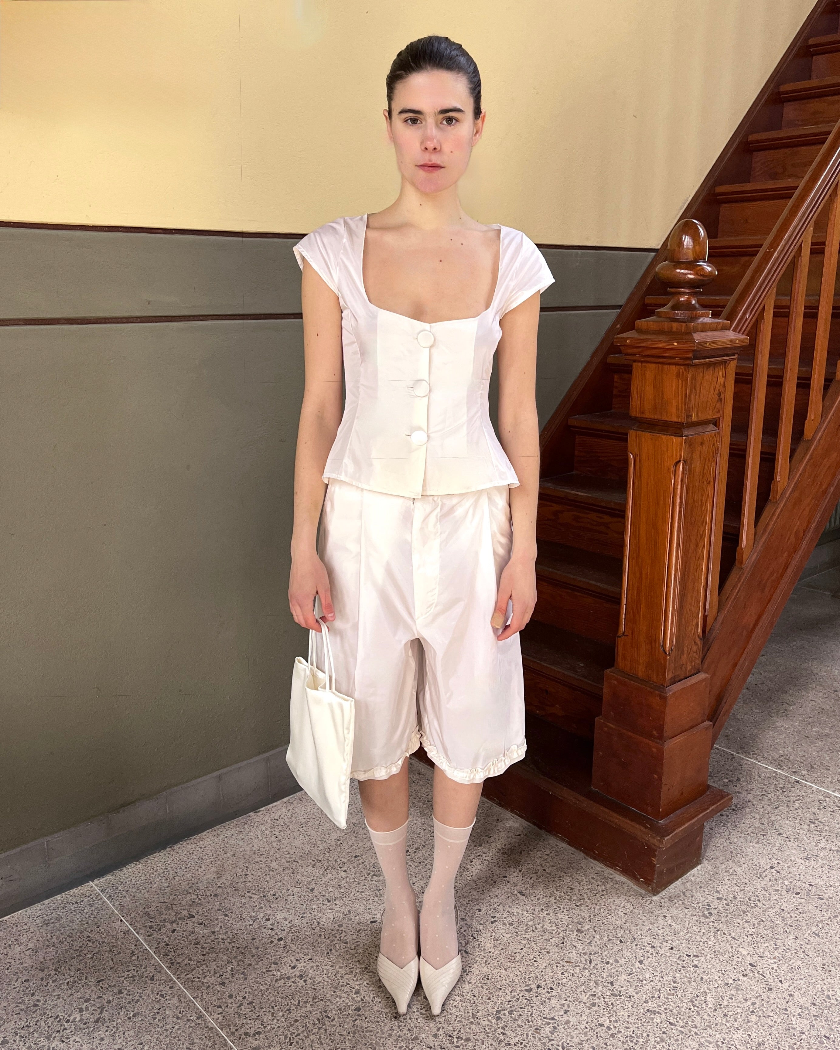 005 ZARA SHORT TAFFETA