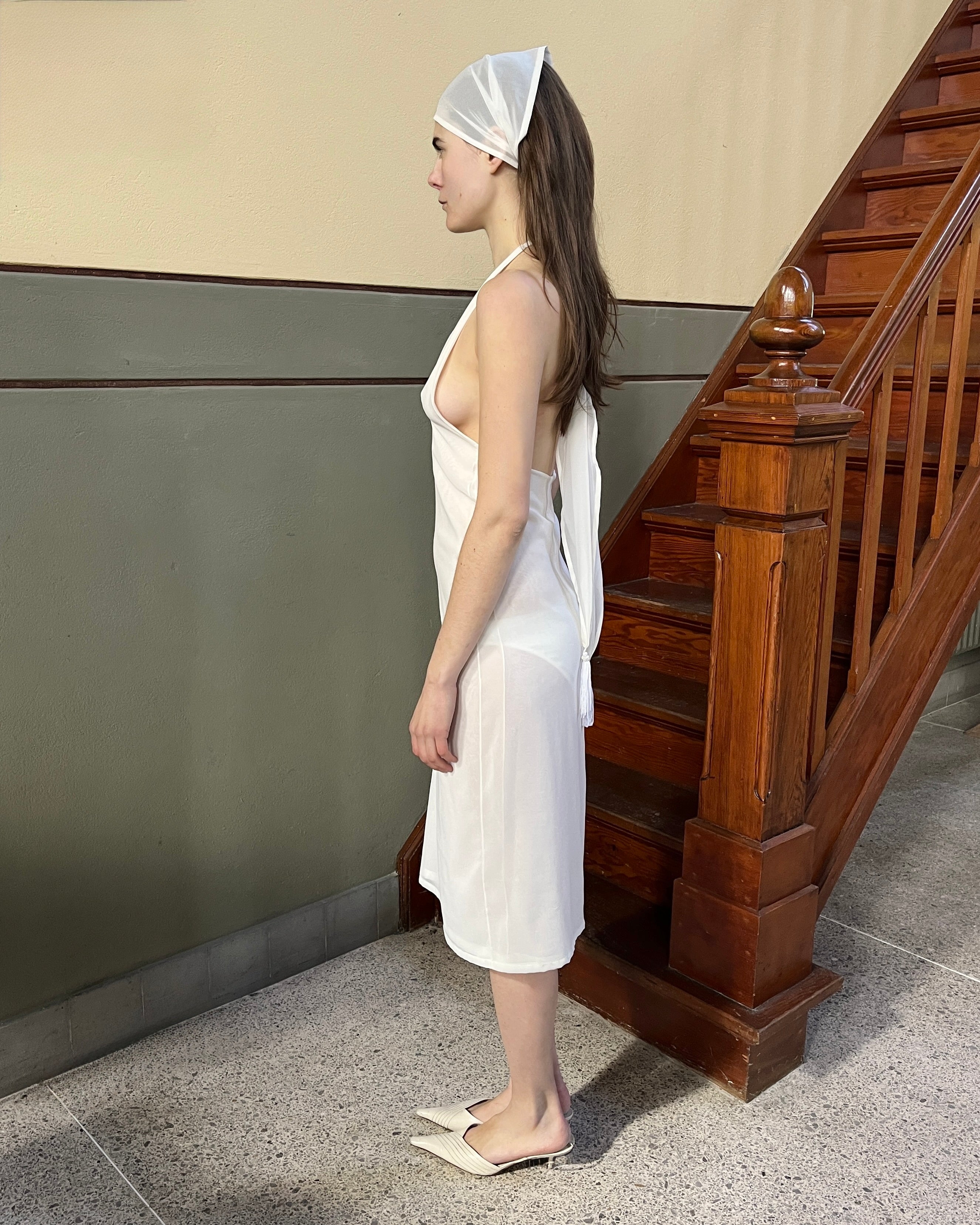 011 GAIA DRESS + SCARF