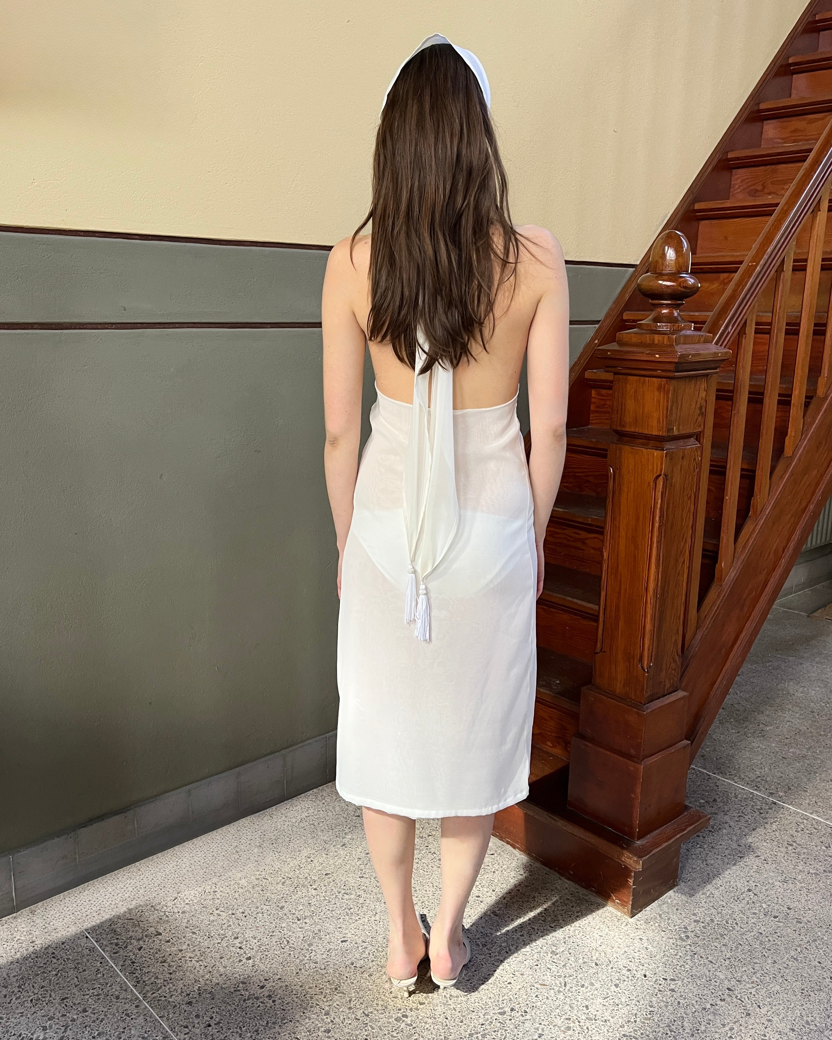 011 GAIA DRESS + SCARF