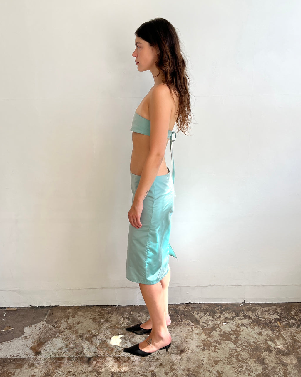 002 JUNO SKIRT GREEN