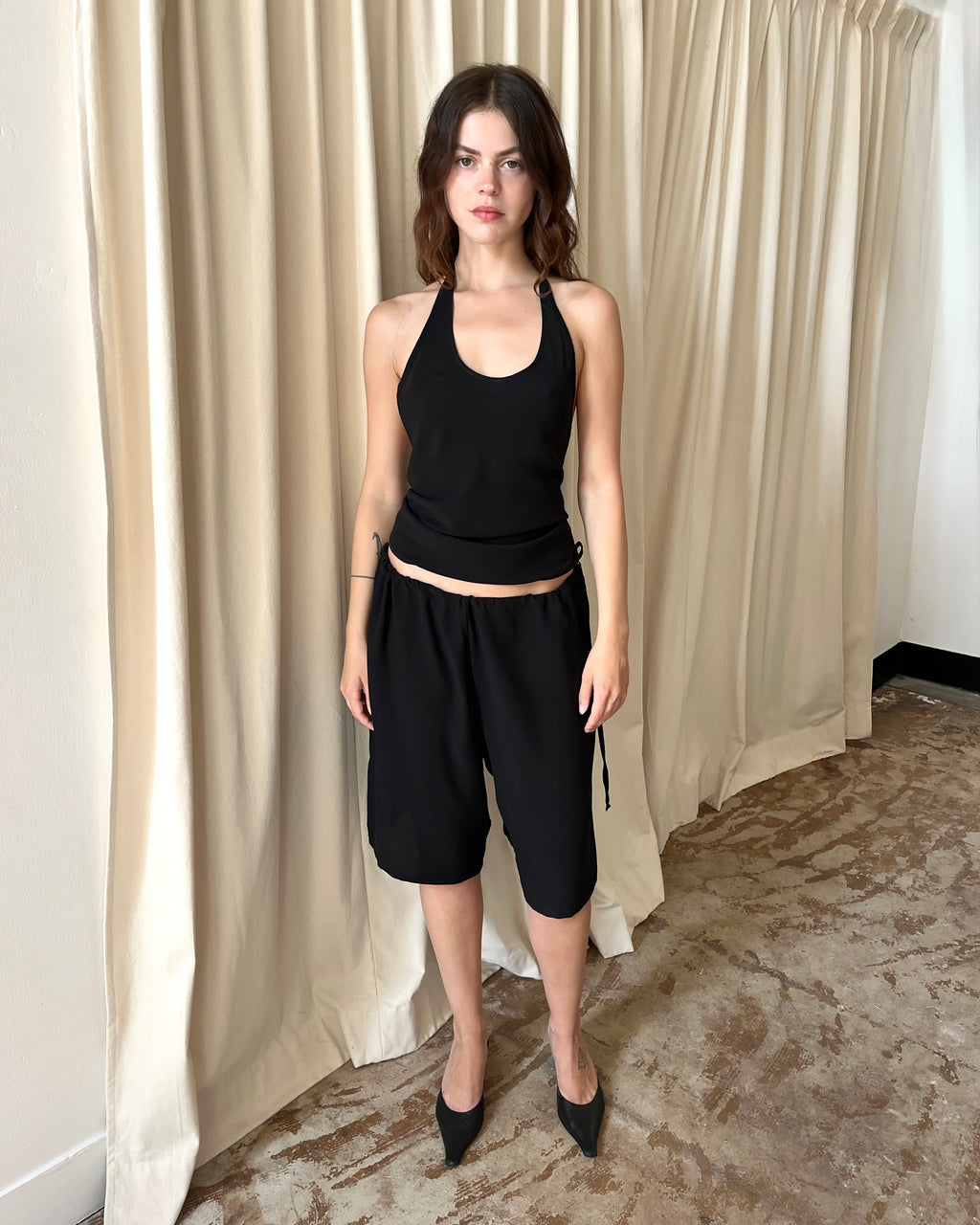 005 ROSA SHORT BLACK